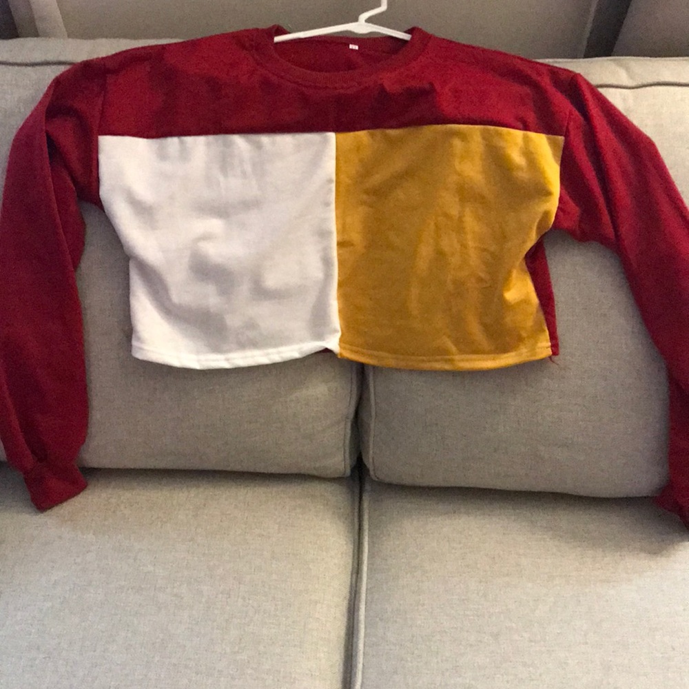 Long sleeve crop top